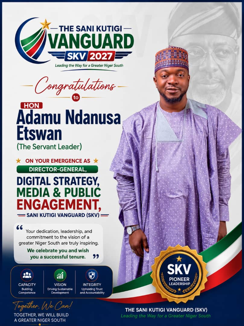 Hon. Adamu Ndanusa Etswan, Director-General, Digital Strategy, Media & Public Engagement